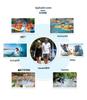 New Men's High-End Quick-Dry Plus Size Double-Layer Tie-Up Swim Trunks