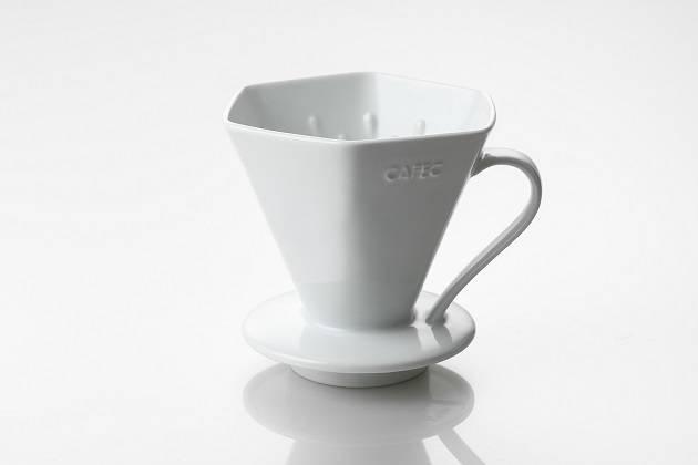 Ceramic dripper CAFEC - ARITA DEEP PRO white DA-45W