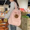 Dot Print Student Schoolbag Large Capacity Women's Backpack