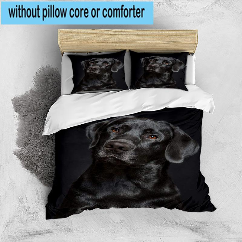 Butterflies And Bulldog Garden 3pcs Bedding,Including 1pc Duvet Cover And 2pcs Pillowcases Perfect for Christmas,Ideal for Bedroom, Dormitory