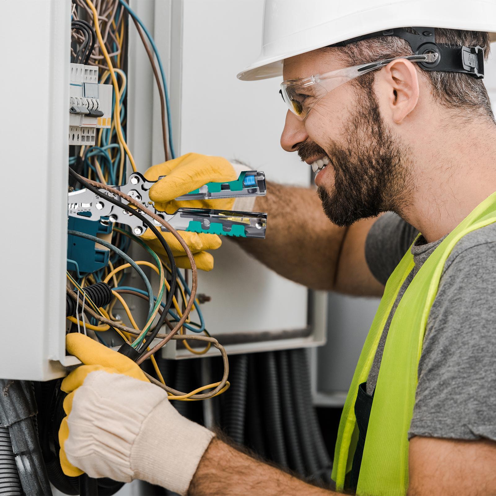 

Wire Stripper Wire Cutter Pliers With Voltage Tester Portable Screwdriver Heavy Duty Professional Foldable Stripper For Home China Mainland