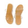 Sommer neue transparente Slope Heel Sandalen dicke Sohlen Outdoor Damen Hausschuhe