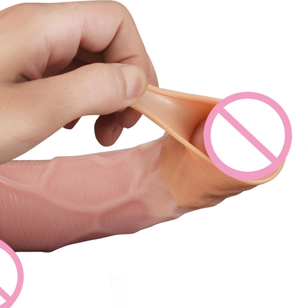 2 Pcs Penis Ring Penis Sleeves Cock Rings Time Lasting Adult Sex Toys for Men Foreskin Corrected Delay Ejaculation