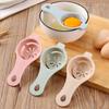 Egg White Yolk Separator Hollow Mini Plastic Handheld Egg Divider for Kitchen