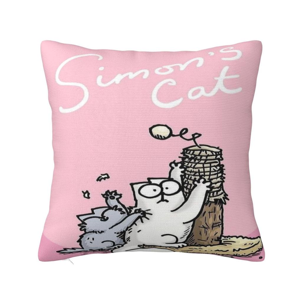 Home Decoration Simons Cartoon Cat Cats Pillowcases Stuff Pillow Covers Zippered Multi-Size