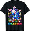 Funny Six Seven Easter Eggs Bunny 67 Bruh Gift Unisex T-Shirt
