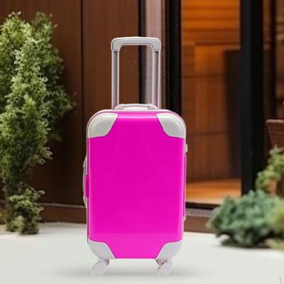 18 Inch Doll Suitcase Toy Pretend Play Toy,Carrier,Storage,Mini Travel Accessories for