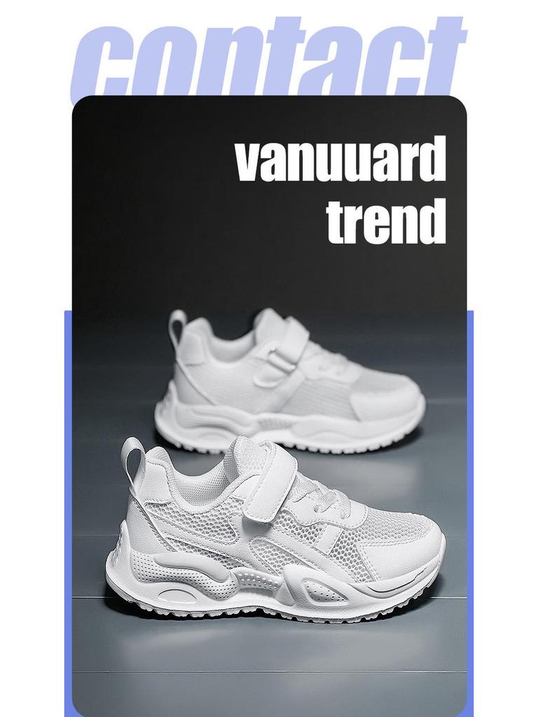 Children's Waterproof Leather Sneakers - Boys' Running & Girls' Casual Shoes for Autumn/Winter