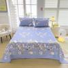 Flower Printed Flat Bed Sheets for Double Bed Single/Queen/King Reactive Printed Top Sheets for Beds sabanas cama Bed Linen