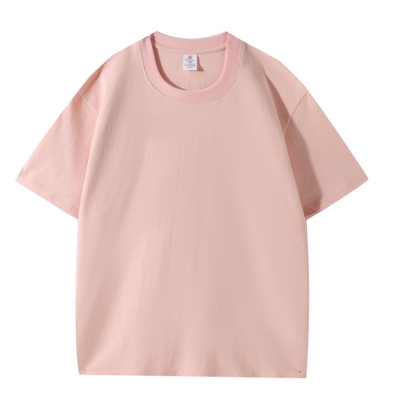 

220 г. Унисекс разноцветные футболки с коротким рукавом, идеально подходят для пар - универсальная внутренняя и верхняя одежда M 95-105 jin