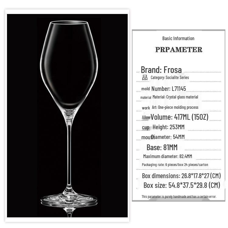 European-Style Tall Stem Crystal Wine & Champagne Glass Set