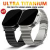 Men Luxury Titanium Metal Strap for Apple Watch Band Ultra 2 49mm Correa Link Bracelet Iwatch 10 9 7 8 5 6 Se 4 46mm 44mm 45mm