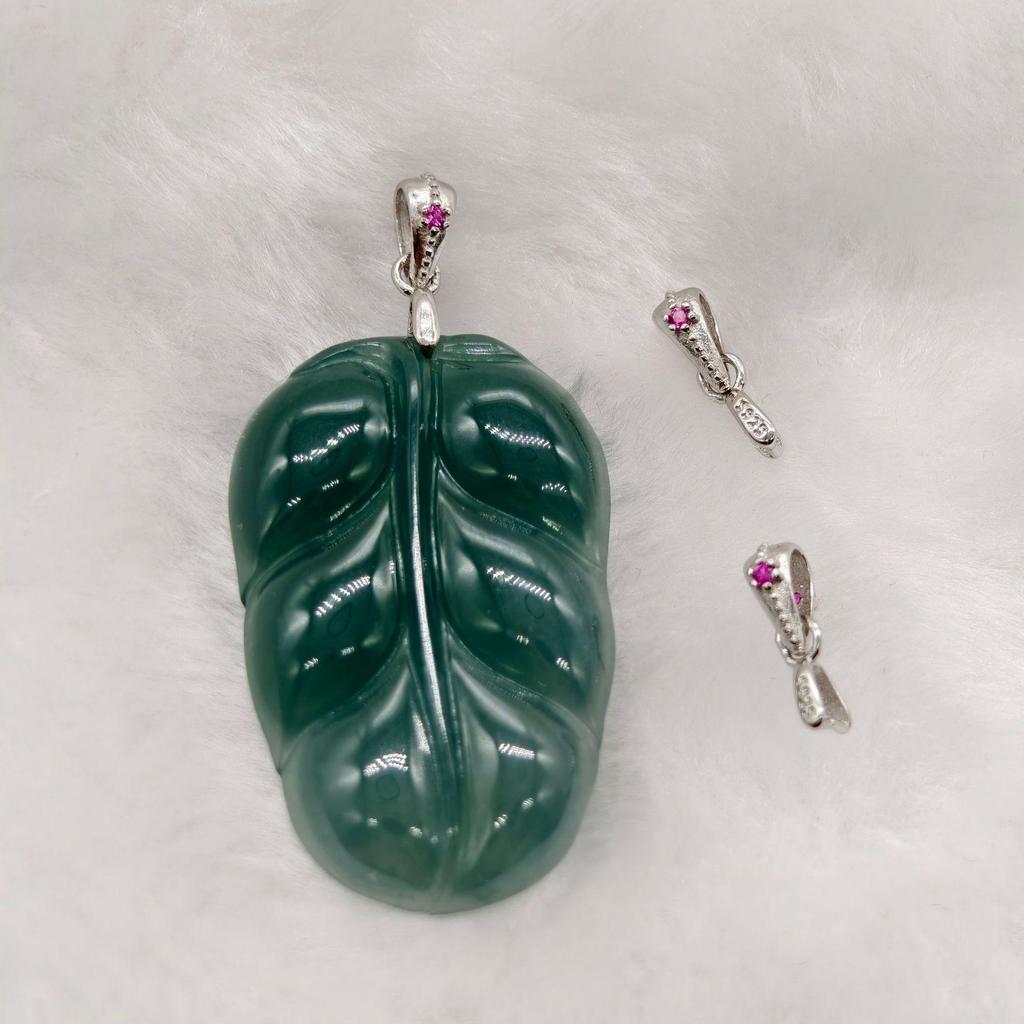 2025 Sterling Silver S925 Buddha Head Pendant for DIY Ruyi Jade Guanyin Accessories