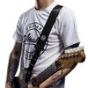 Amumu Nylon Seatbelt Guitar Strap with Clip and Zipper Buckle, Fits Acoustic, Electric, and Bass Guitars, Adjustable Length