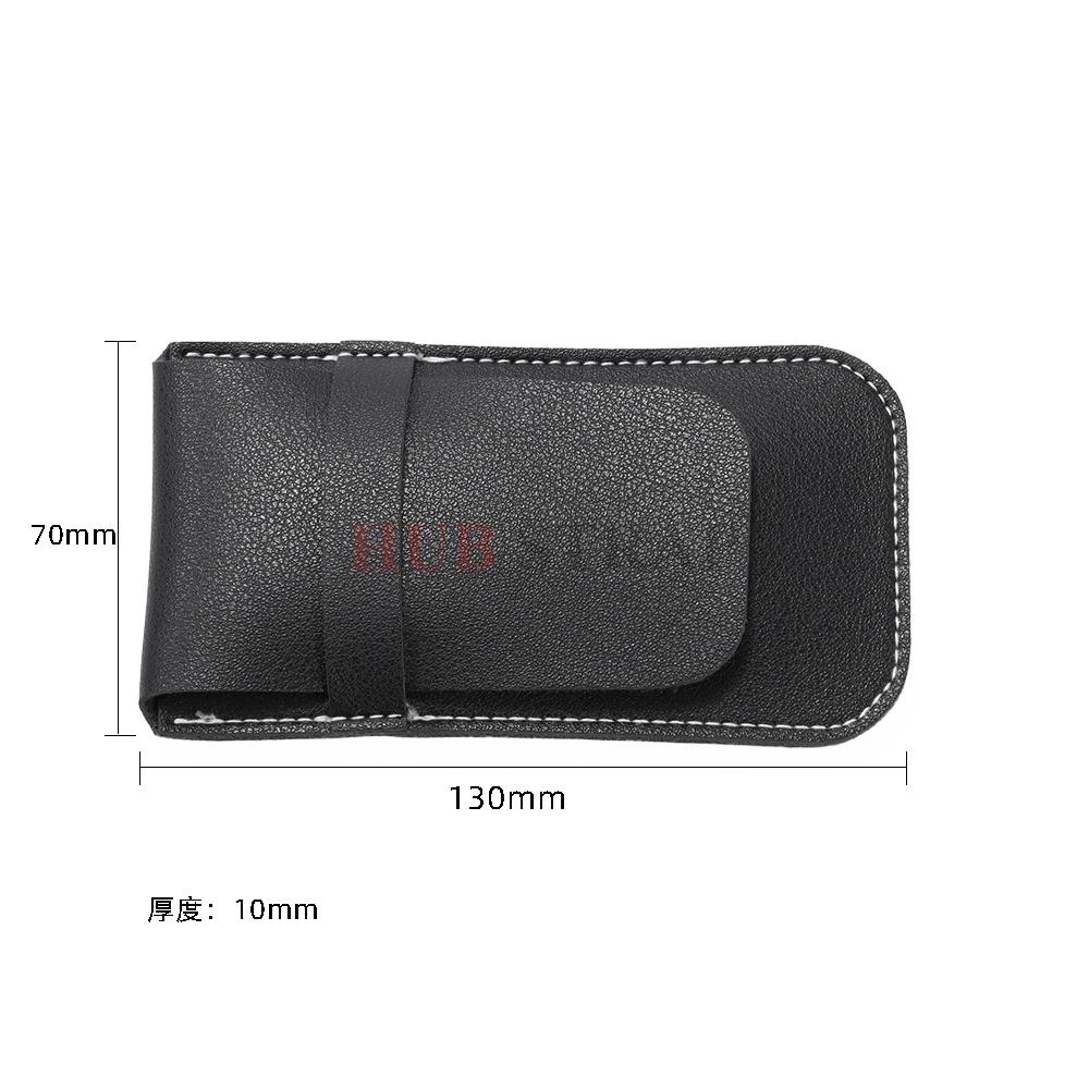 Portable Watch Bag Organizer Fashion Flip Cover Portable Watch Storage Bag Anti-Dust Gift Bags PU Cowhide Watch Case Accessories