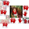 2023 Christmas Gloves With Furry Edge Stylish And Warm Adult Gloves