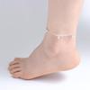 Simple Fashion Jewelry Ankle Bracelet Bells Bead Silver Plated Chain Foot Anklet