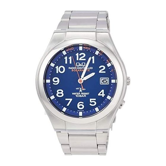 [Citizen Q&Q] Часы Cue and Cue Radio Solar HG12-215 Мужские Серебристые