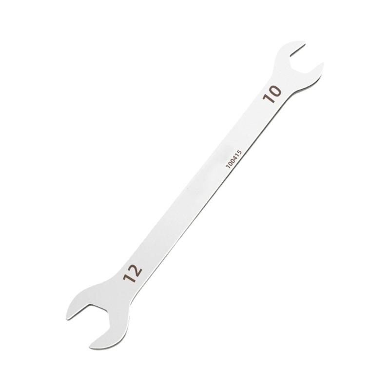 Double Headed Slim Wrench Open End Spanner High Strength Carbon Steel Repair Tool for Tight Space and Various Nut Size