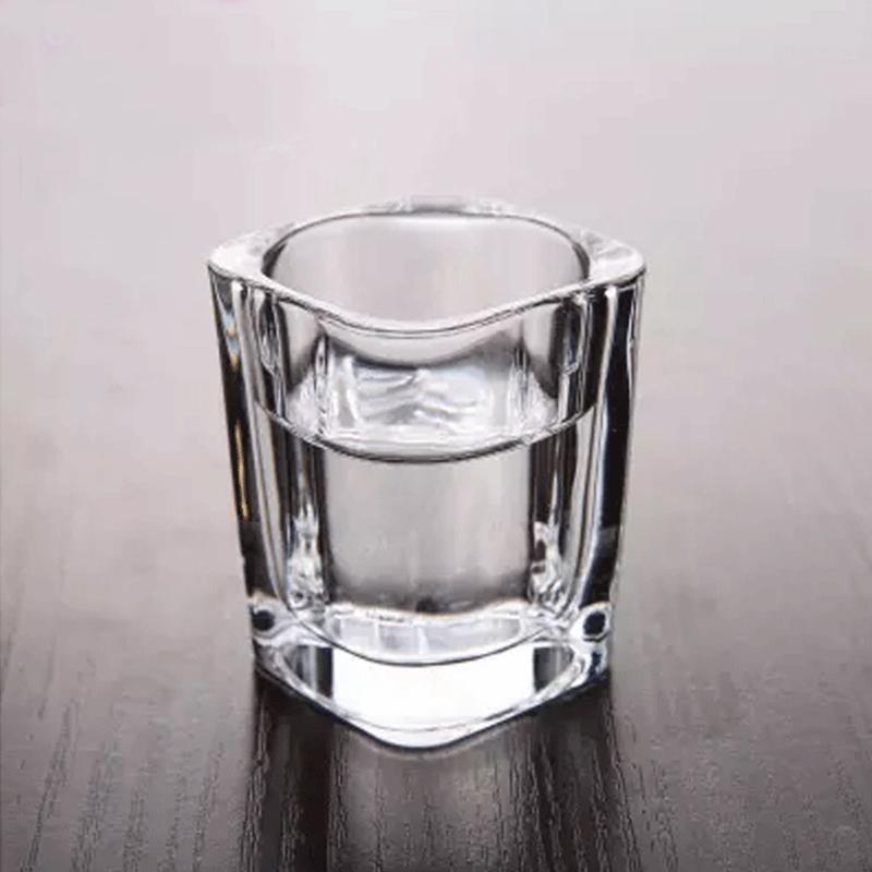 Drinking Glasses Set of 12 Square Glass Transparent Mini Capacity 70ml Creative Milk Tea Drinks Cups Red Wine Glass Coffee Cup