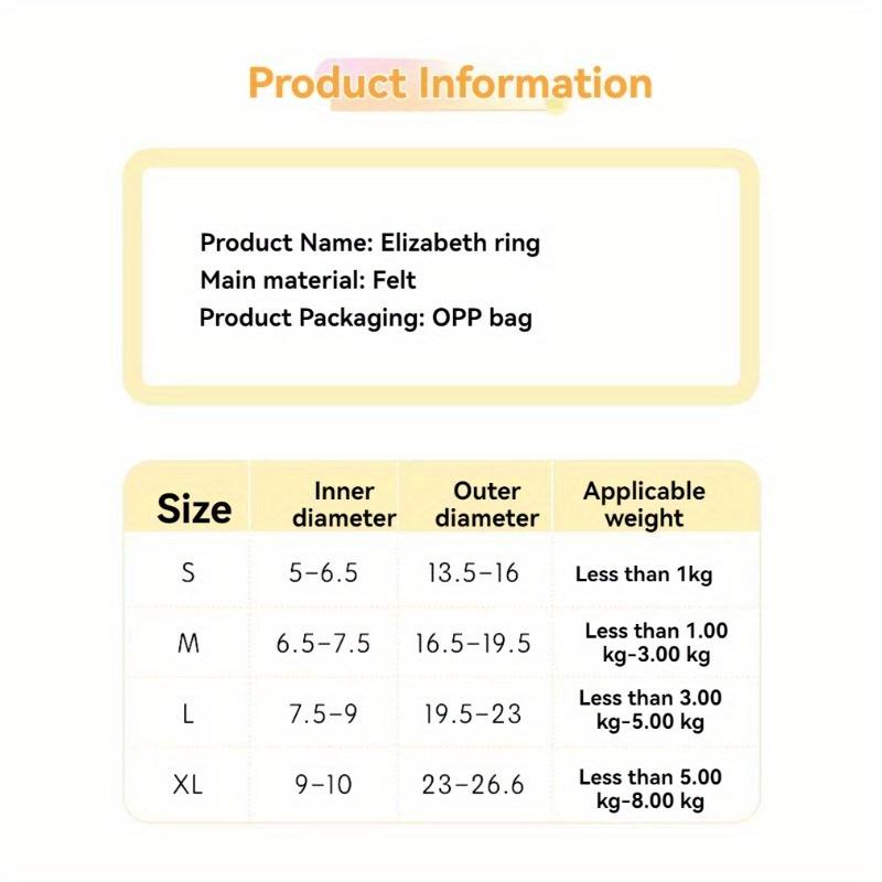 Flower Shape Pet Collar Cat Dog Neck Recovery Medical Circle For Anti-Bite Lick Surgery Wound Healing Pet Protective Collars