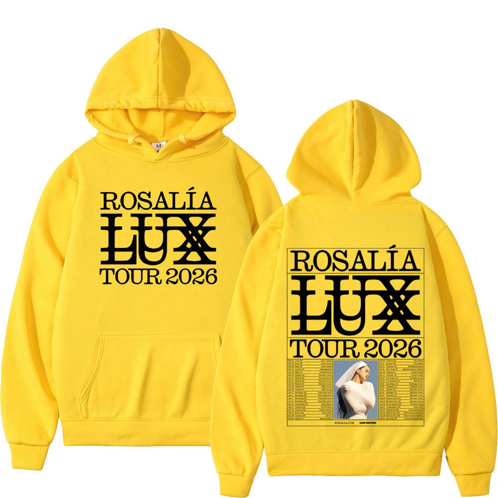 Album Tour  Print Hoodie Men Women Fashion Loose Pullover Oversized Hip-hop Casual Aesthetic Sweatshirt
