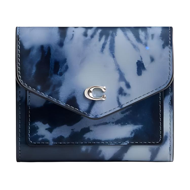 Coach CT914-LHNGB Genuine Leather Card Case Minimalist Style for Women Basic Set (Bag+Dust Bag)