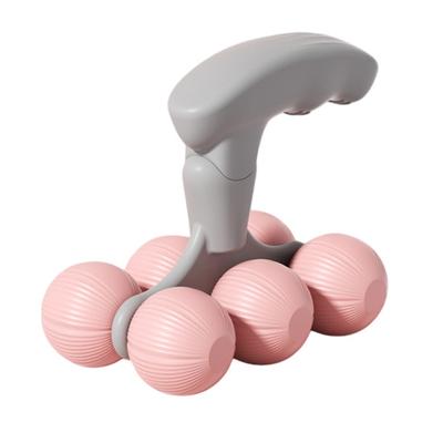 Palo Rulo Muscular Silencioso Portátil Piernas Espalda Rodillo Masajeador Bola Tejido Profundo Pantorrilla Cuello Celulitis Músculos Doloridos Relajación Físico