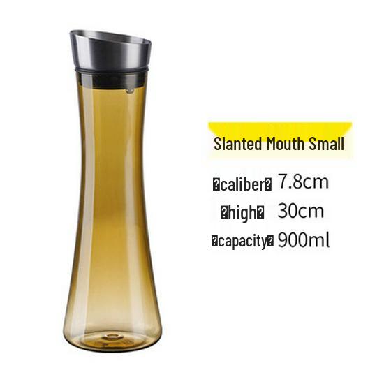 Acrylic High-Temperature Resistant Pitcher - Large Capacity Cold Water and Juice Jug for Home, Restaurant, or Bar