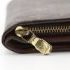 LOUIS VUITTON Porto Papie Zip Bi-Fold Wallet M61207 Brown Monogram canvas Women Used