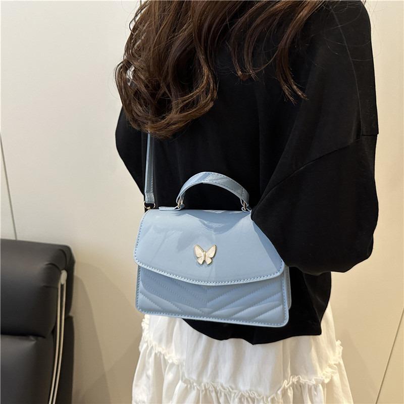 Bag women's new fashion texture trend summer beautiful leisure shoulder messenger bag portable small square bag tide