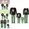 Gemütliches Weiches Polyester Familien-Partner-Pyjama-Set mit dem Grinch für alle Altersgruppen