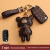 Volkswagen Car Key Cover for Sagitar, Bora, Lavida, T-Roc, Tiguan L, Golf 8, Tayron, POLO with Women's Bag Buckle