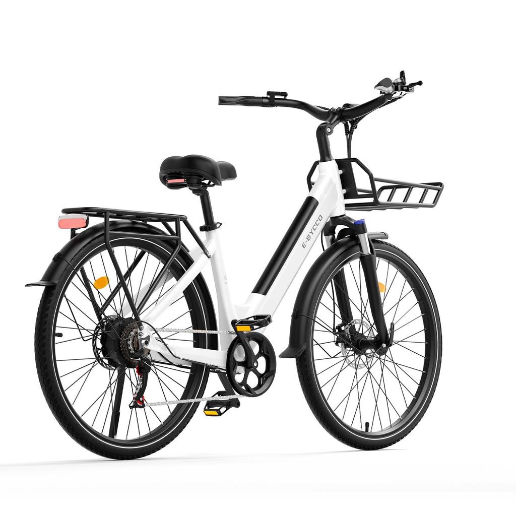 Elektrické kolo E·Bycco V1, 250W motor, 36V 15,6Ah odnímatelná baterie, maximální rychlost 25 km/h
