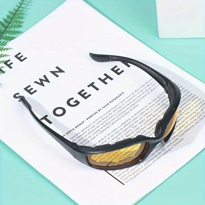 2Pcs Motorcycle Glasses Bike Cycling Windproof Riding Goggles Sports New Moto Eyewear Mens Sunglasses Women UV400 Protective Eye