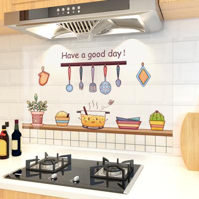 Papier Peint de Cuisine Auto-Adhésif Anti-Huile Autocollant Mural Imperméable Protection Murale de Crédence Film pour Placard Plan de Travail de Cuisine