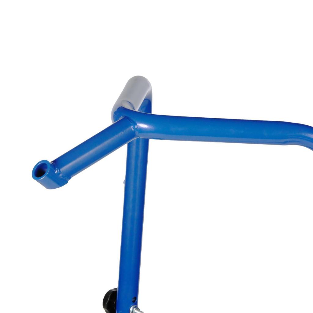 Maintenance stand Bike stand Front maintenance Cleaning Chain Custom Front wheel Bike lift Tire Chain Tire change Blue
