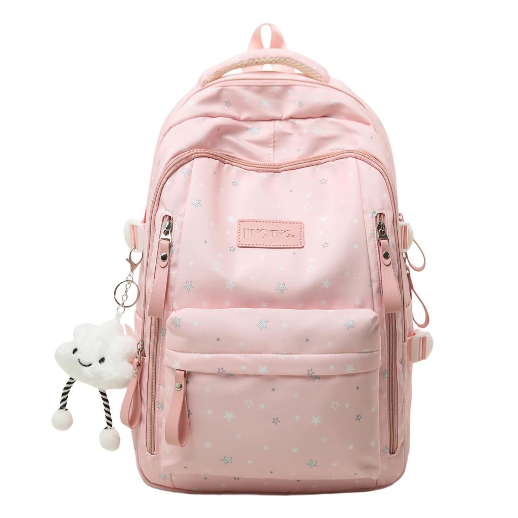 Schoolbag New College Style Backpack Lightweight and Cute School Bag Junior High School Shoulder Bag Female College Student Commuter Backpack