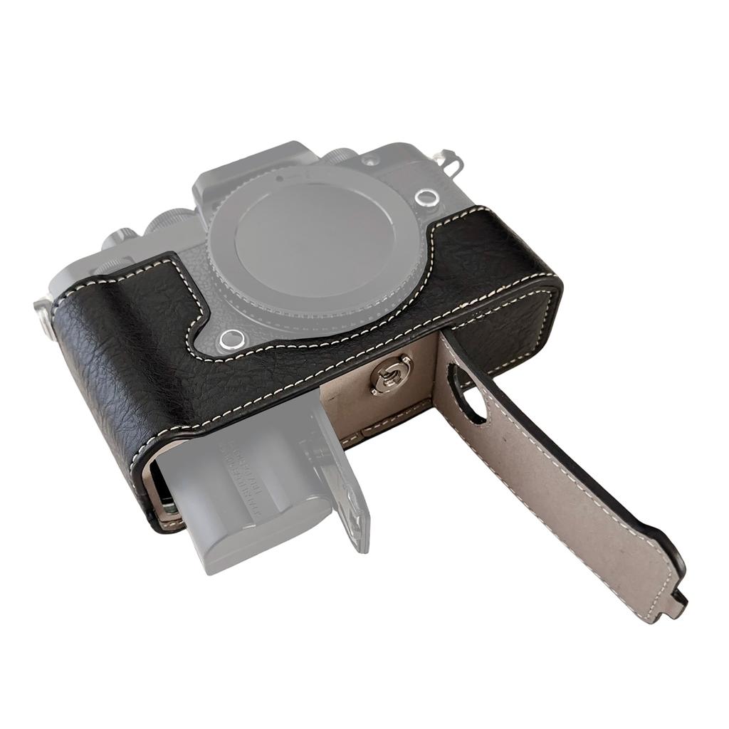 Portable Camera Protective Case Retro Style Camera Case Carry Bag Opening Bottom Design with