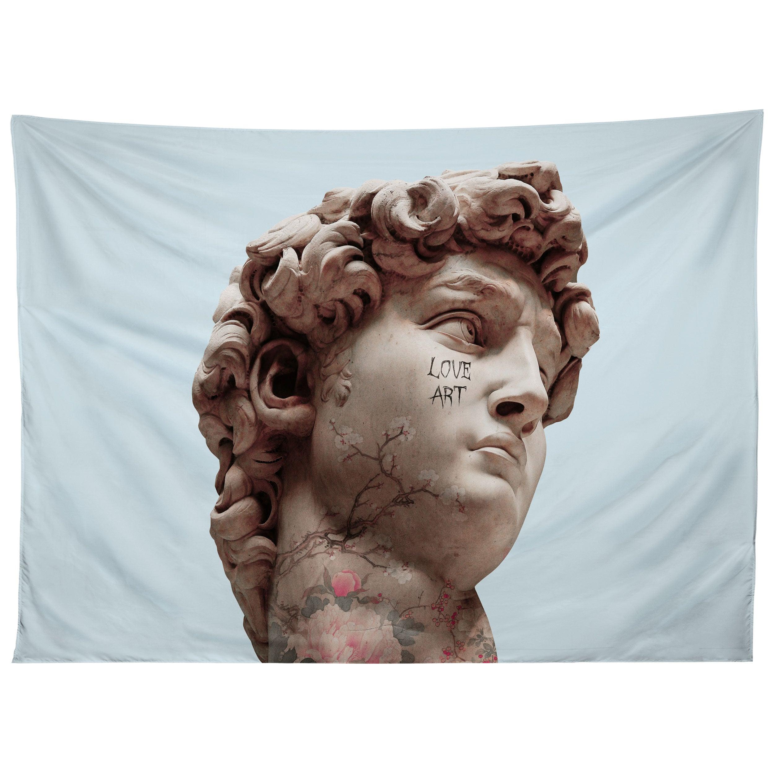DAVID LOVES ART tapestry 75x100 чёрный