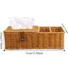 Multifunctional Imitation Vine Tissue Box Breathable Remote Control Storage Box  Restaurant