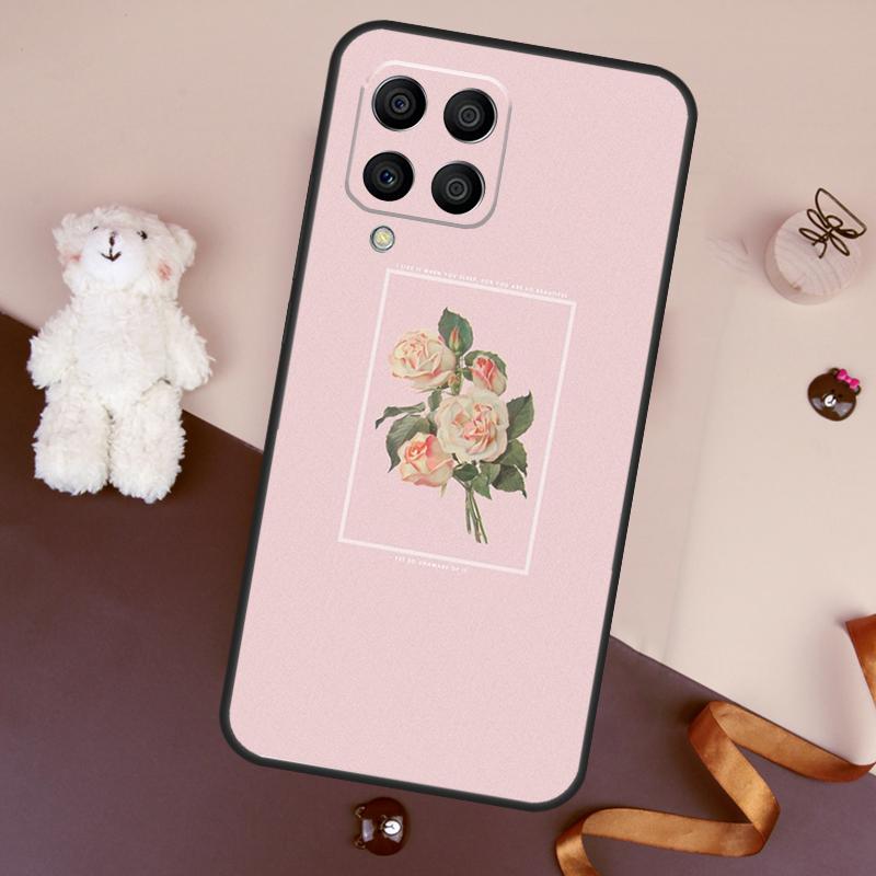 Aesthetics Flower Case For Samsung Galaxy M32 M52 M14 M54 M13 M33 M53 M56 M36 M16 M31 M11 M12 M35 M55 M15 M06