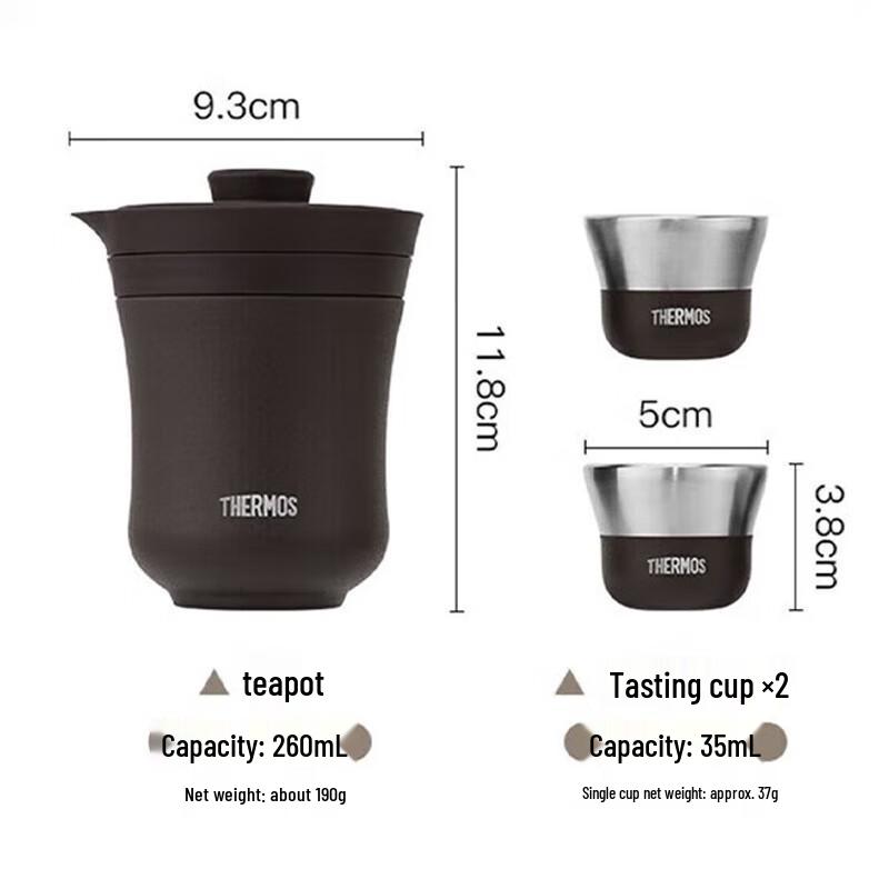 Thermos Vacuum Insulated Travel Tea Set TCMU-200