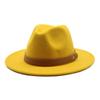 Classic Fedora Hat With Wide Brim For Women Men Fall Winter Fashion Accessory