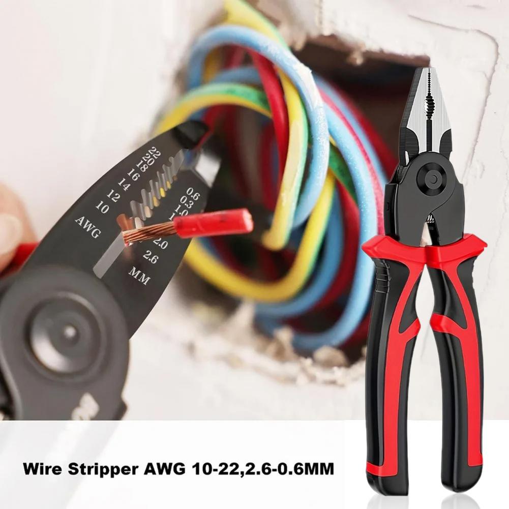 Interchangeable Plier Set Heavy Duty Multifunctional Plier Set with Interchangeable Hand Tool Crimping Pliers Versatile for Diy