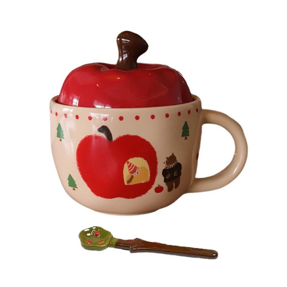 

420 мл Парная чашка для воды Мультяшная чашка для завтрака Креативная кофейная кружка Подарок Bear