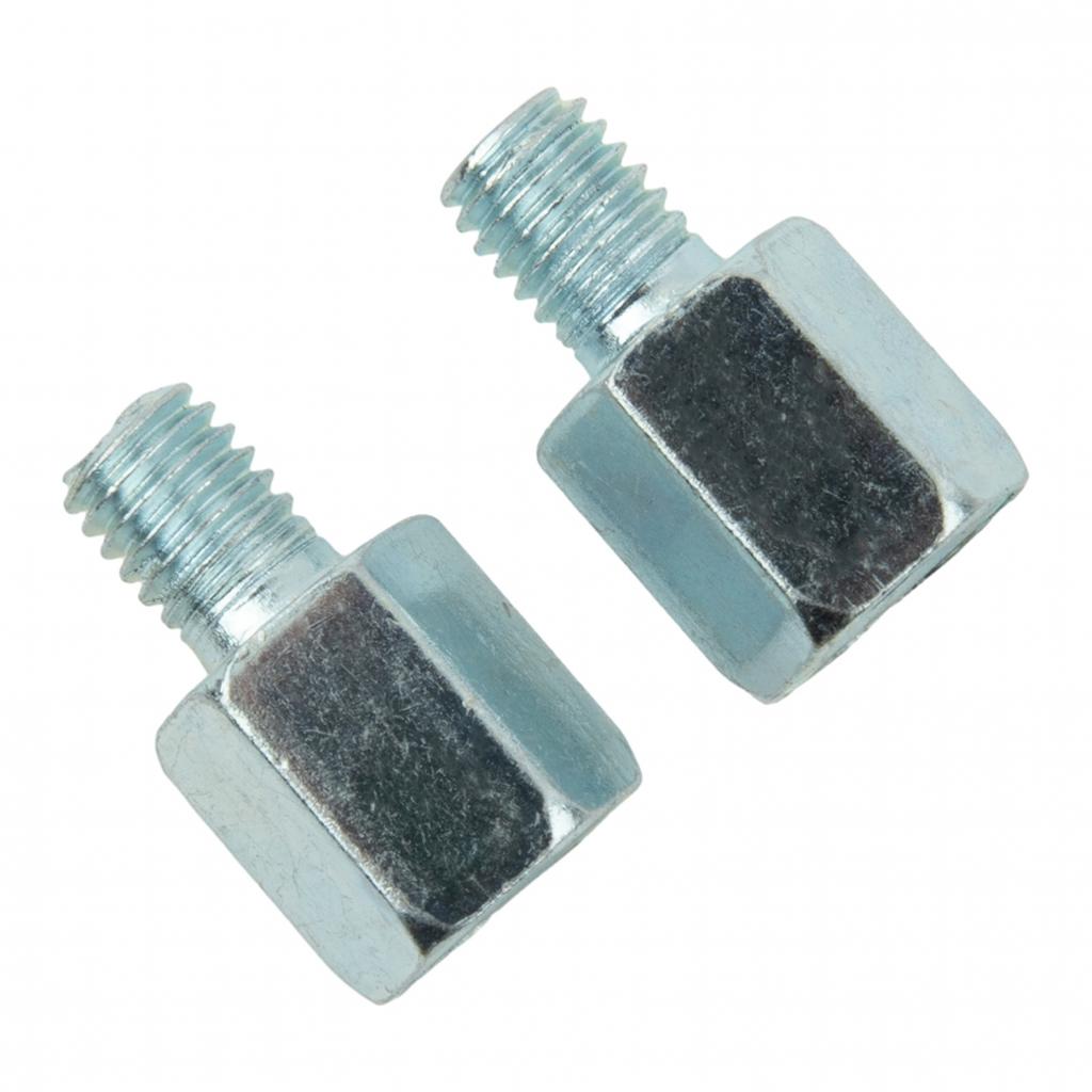 2 Pcs Mirror Adapter Accessories Clockwise Motorcycle Scooter