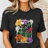 Venezuela Shirt Wildblumen T-Shirt Vintage Floral T-Shirt Herren Damen Hohe Qualität Baumwolle Kurzarm T-Shirts Harajuku Y2k Streetwear