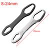 Black, Silver Adjustable Wrench Auto Repair Tool Efficient Repair Tool Industrial Quality Tool For Mechanical Engineering