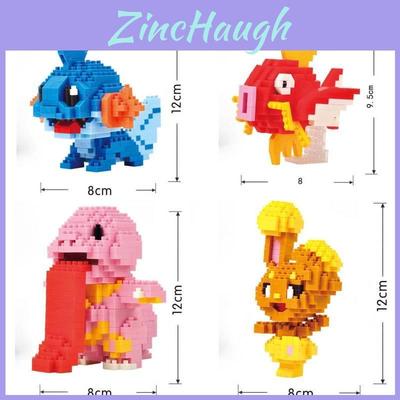Juguete de Micro Bloques Pokémon Diamante Kit de Construcción DIY Para Juego Creativo
